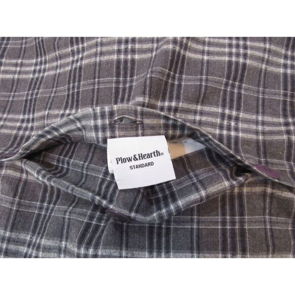 Plow & Hearth Quilted & Flannel Pillow Shams Standard (2) - Picture 6 of 6